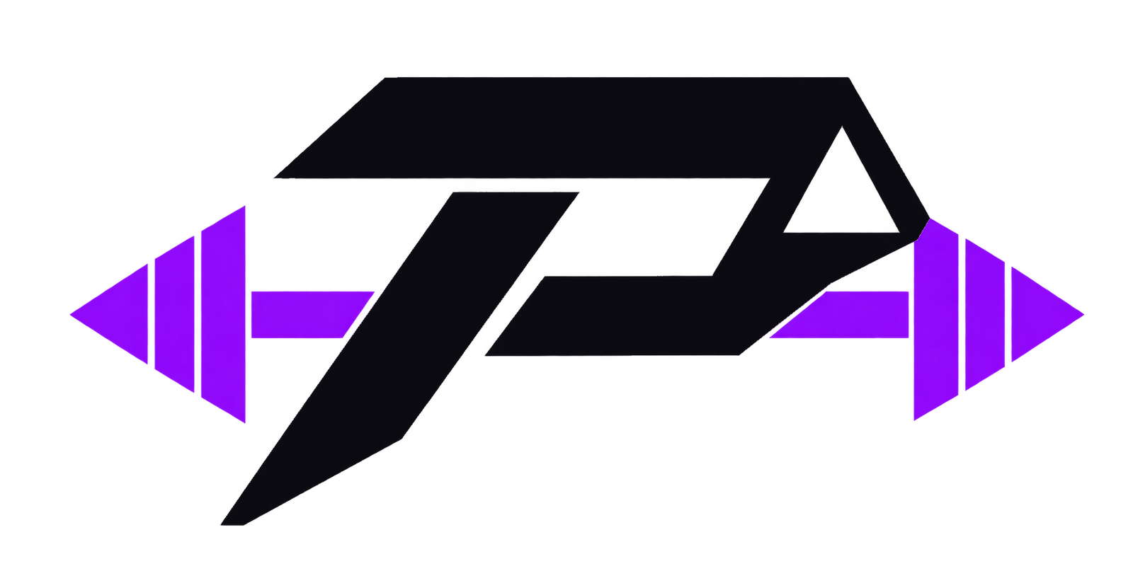 T-shirt Logo Blanc / Violet